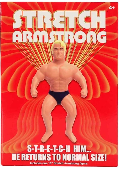 Stretch Armstrong Retro Figür Esnetilebilir Oyuncak Kahraman, 25 Cm Astronot