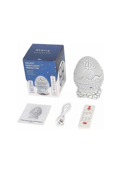 Gece Lambası Yumurta Işık Speaker Yeni Nesil Dinozor Yumurtası Görünümlü Renkli 08169022