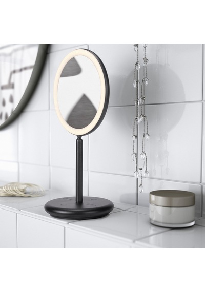 Ikea Ekfänn Aydınlatmalı Ayna 20 Cm Siyah