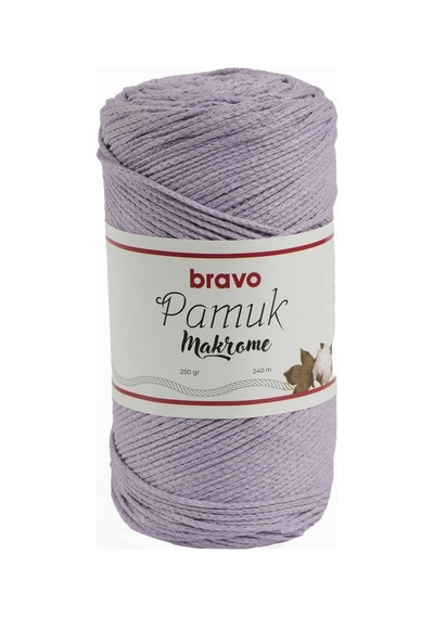 Pamuk Makrome İplik 250 Gr 240 Metre Koton Renk Kodu: 505 Lila