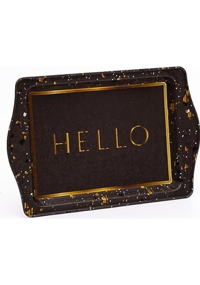 Evle-ee170-8g Terrazzo Brown Desenli Dikdörtgen Tepsi 16x25 Cm Terrazzo Brown Sku: Smg8690010580603 Açık Mavi