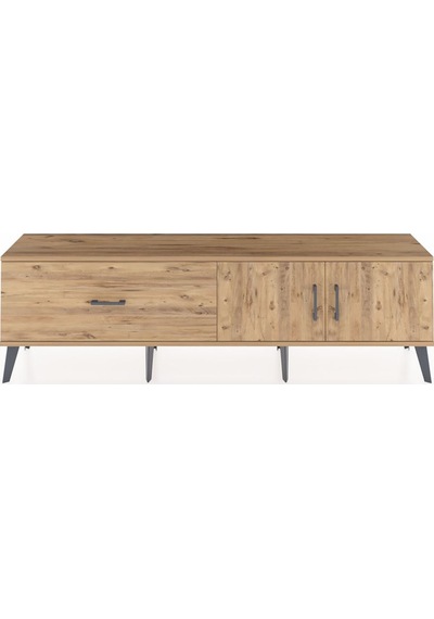 Arges Tv Ünitesi Tek Raflı Tek Çekmeceli 2 Kapaklı 176x30x51 Çam-çam/çam Atlas Çam/atlas Çam Arges Tv Ünitesi Tek Raflı Tek Çekmeceli 2 Kapaklı 176x30x51 Çam-çam/çam Atlas Çam/atlas Çam
