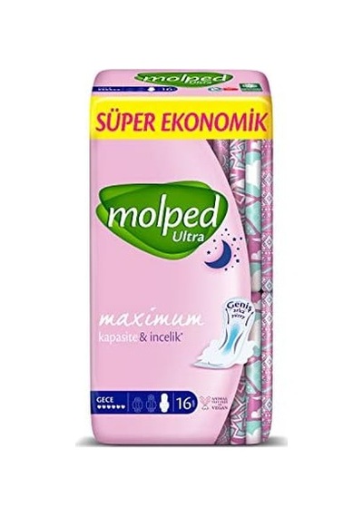 Ultra Hijyenik Ped Anatomik Gece Süper Ekonomik 16 Adet
