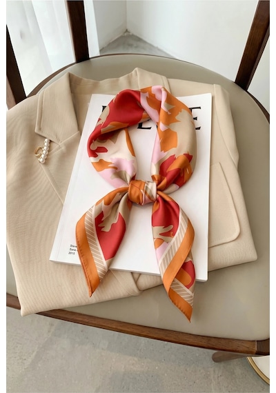 United Colors Of Benetton Flora Bandana/fular -1018-47 47 Turuncu