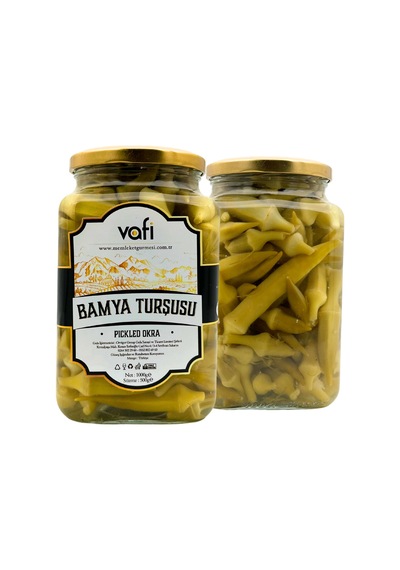 Vafi Turşu Serisi Bamya Turşusu 1000cc-500gr-8489