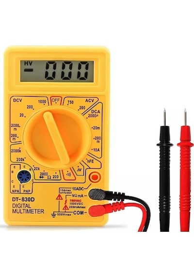 Dijital Ölçü Aleti Dt - 830d Multimetre Avometre