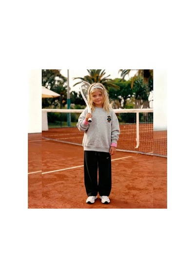 Poala Kids Siyah Barrel Jogger Pantolon