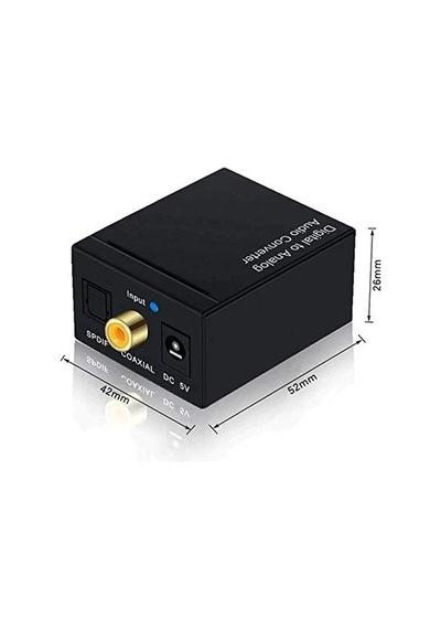 Lexroo 5057 Dijital To Analog Optik Ses Tos Çevirici Dönüştürücü