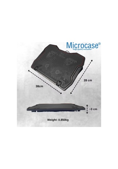 Yükseklik ve Hız Ayarlı Laptop Soğutucu Stand 4 Fanlı - AL3498