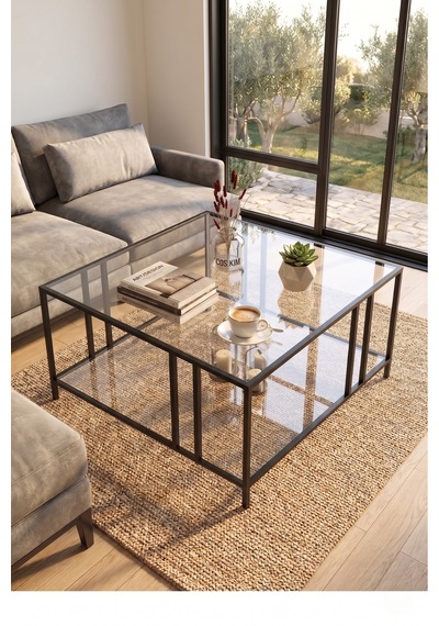 Vista Minimalist Tasarım İki Raflı Şeffaf Cam Orta Sehpa Gold Eskitme Gold-şeffaf Cam Vista Minimalist Tasarım İki Raflı Şeffaf Cam Orta Sehpa Gold Eskitme Gold-şeffaf Cam