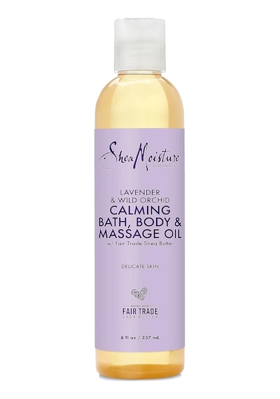 Shea Moisture Lavender & Wild Orchid Banyo, Vücut Ve Masaj Yağı 237ml
