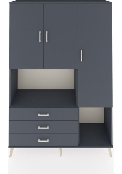 Hyperion Dolap 6 Raflı 3 Çekmeceli 3 Kapaklı 132x44x195 Antrasit-antrasit/antrasit Antrasıt/antrasıt Hyperion Dolap 6 Raflı 3 Çekmeceli 3 Kapaklı 132x44x195 Antrasit-antrasit/antrasit Antrasıt/antrasıt