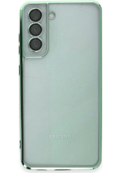 Samsung Galaxy S21 Fe Kılıf Razer Lensli Silikon - Yeşil