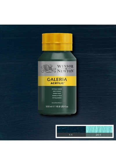 Winsor Newton Galeria Akrilik Boya Phthalo Green 500ml 0,15 L