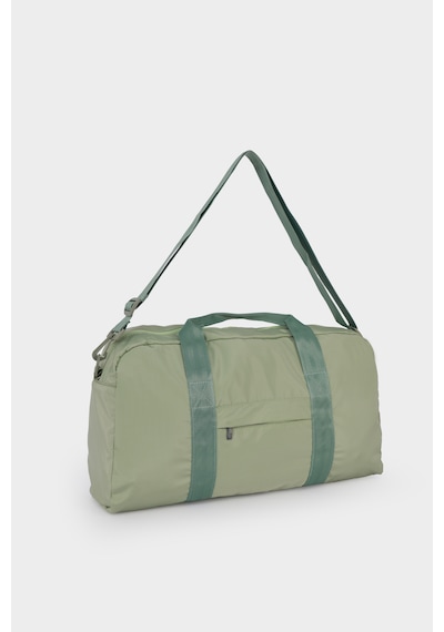 İcone Bag Kadın & Erkek Spor Çantası, Paraşüt Kumaş Önü Cepli Unisex Spor Fitness Gym Çantası Su Yeşili