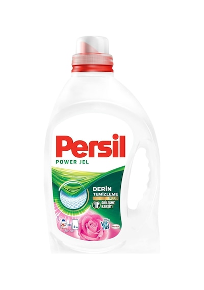 Persil Power Jel Çamaşır Deterjanı Gülün Büyüsü 4 x 1690 ML 104 Yıkama