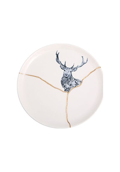 Porland Spirits Geyik Düz Tabak 20cm