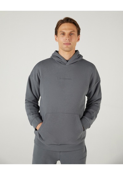 Skechers M Essential Hoodie Sweatshirt Erkek Gri Sweatshirt S242110-003 Antrasit