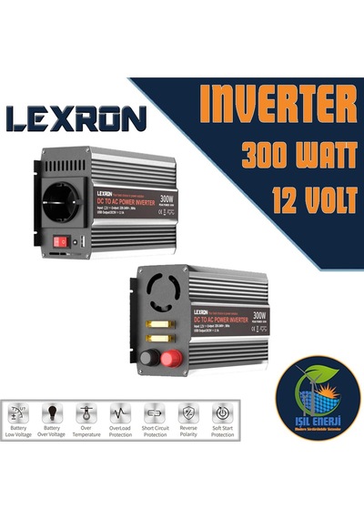 Modifiye Sinüs Inverter - 300 Watt 12 Volt - 300w 12v - 0.3kw