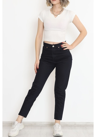 Mokashopin - Boyfriend Kot Pantolon Koyulacivert - 11917.1431. 001