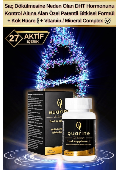 Dr.sammy's Quarine Saç,tırnak,cilt,vücut Vitamini Bitkisel Tablet 60 Tablet