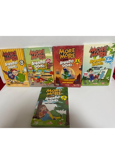 Ingilizce Hikaye Seti 2,3,5,6,8 Sınıflar İçin 5 Kitap 25 Hikaye
