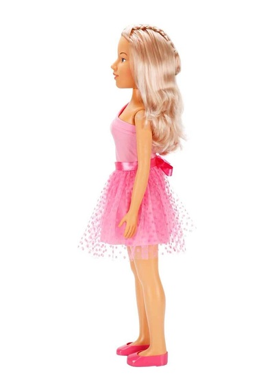 Büyük Boy Yürüyüş Arkadaşım Clara Party Dev Bebek 80 Cm - Koyu Pembe Renkli