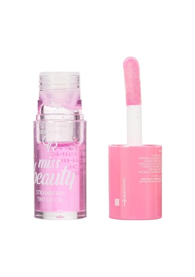 Miss Beauty Tint Lip Oil - 01 Strawberry - Renk Değiştiren Dudak Yağı Çok Renkli