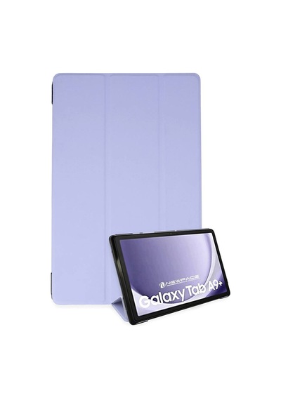 Samsung Uyumlu Galaxy Tab A9 Plus Kılıf Tablet Smart Kılıf - Lila Evimdeyokyok