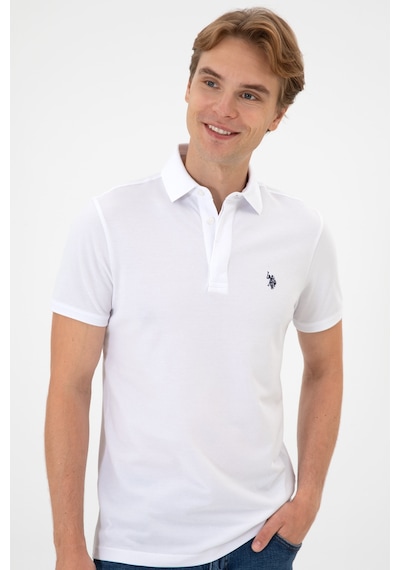 U.S. Polo Assn. U.s. Polo Assn. Erkek Beyaz Tişört Basic 50306015-vr013
