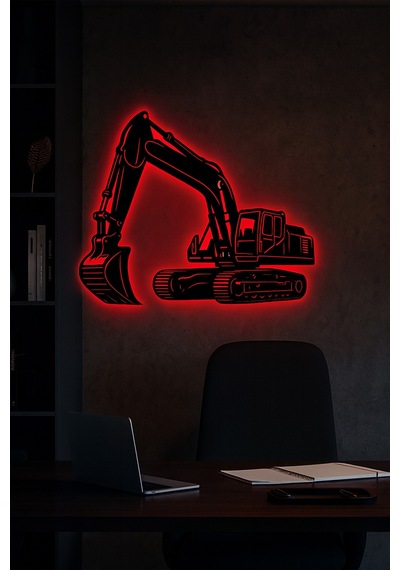 Led Işıklı Ekskavatör İnşaat Temalı İş Makinesi Tablosu Dekoratif Duvar Dekoru Kırmızı - 801016783 Kırmızı Led Işıklı Ekskavatör İnşaat Temalı İş Makinesi Tablosu Dekoratif Duvar Dekoru Kırmızı - 801016783 Kırmızı