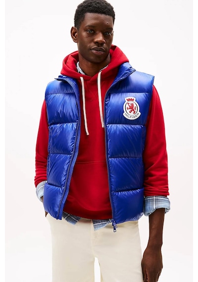 Tommy Hilfiger Erkek Şişme Yelek Saks