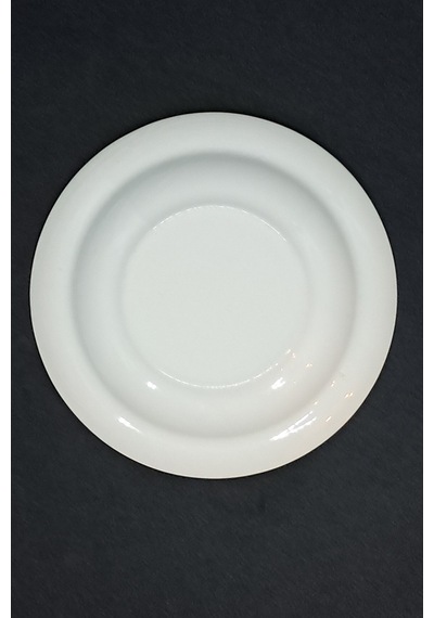 Damgasız İngiliz Vintage Çay Fincan Tabağı 15 Cm Kırmızı