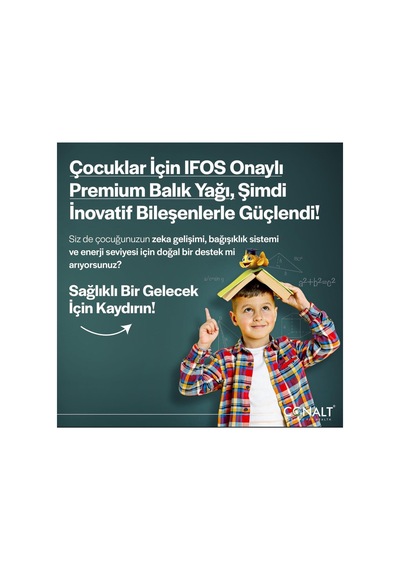 Alvikid Smart Yüksek Dha İçeren Çocuklara Özel Premium Balık Yağı 150 Ml Şurup