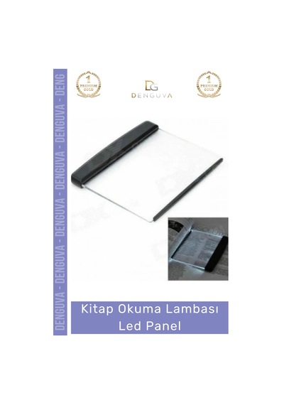 Okumalambası Şeffaf Pleksiglas Göz Dostu Taşınabilir Pilli Kitap Aydınlatma Aparatı Okuma Lambası L
