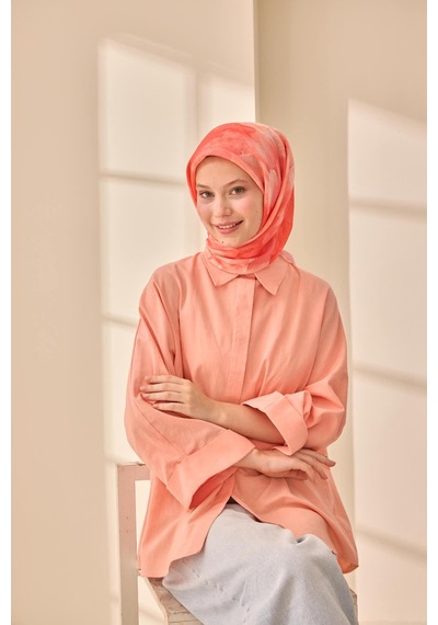 Silk Home Olinda İpek Eşarp 47004-26 Yavruağzı, Pembe, Bordo