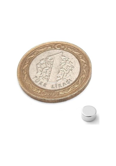 Dünya Magnet 20 Adet - Yuvarlak Neodyum Mıknatıs, 4x2 Mm, Güçlü Magnet, N35 Kalite