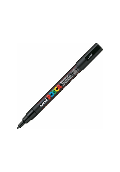Kayakirtasiye Uni-Ball Pc-3M Posca Su Bazlı Marker Siyah 0.9