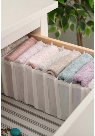 Serstil 3'lü Iç Giyim Düzenliyici Organizer Set Beyaz