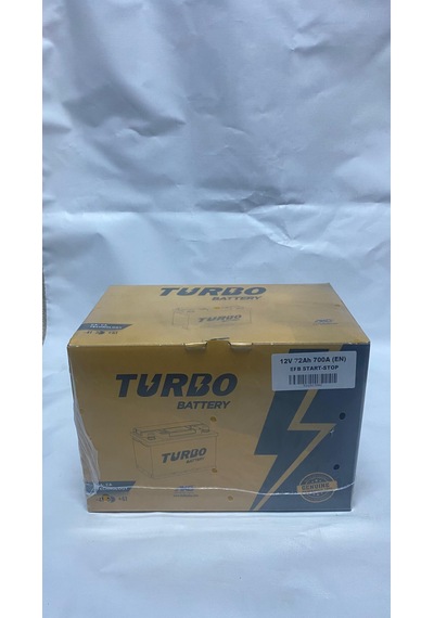 Turbo 72 Ah. Efb Akü 700a En Üretim Tarihi: 2026