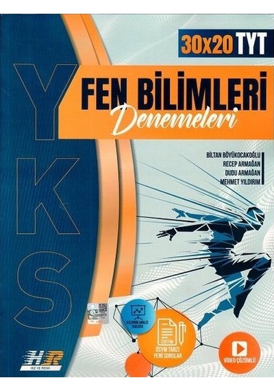 2022 TYT Fen Bilimleri 30x20 Deneme -  Hız ve Renk Yayınları