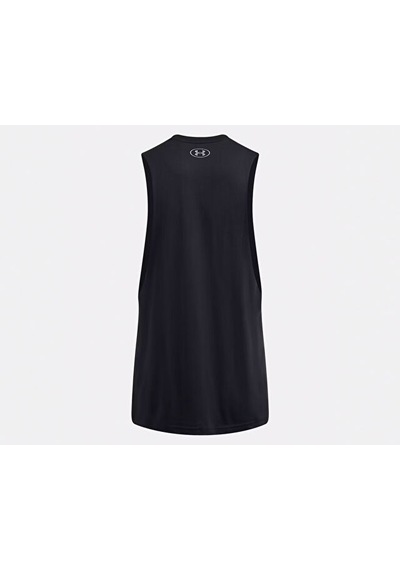 Under Armour Ua Left Chest Cut Off Tank Erkek Antrenman Atleti 1329286-001 Siyah
