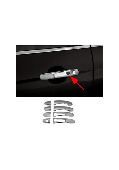 Volkswagen Golf 8 Kapı Kolu Kaplama - ABS Krom