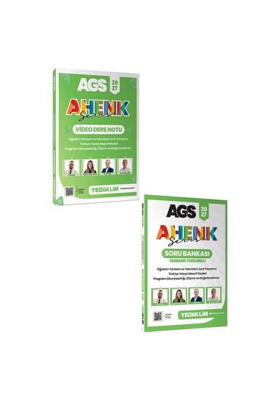 Yediiklim 2027 Ags Ahenk Serisi Öyt Sınıf Yönetimi Tymm Program Okuryazarlığı Ölçme Ve Değer. Ders Notu Ve Soru Bankası Seti
