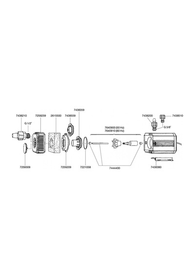 Eheim Universal 1250 Akvaryum Kafa Motoru 1200 Litre / Saat 40117