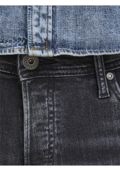 Jack & Jones Erkek Glenn 817 Slim Fit Jean - 12159030 Black Denim