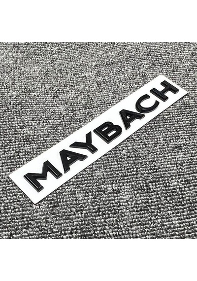 Vtr Maybach Piano Black Yeni Tip Bagaj Yazısı 3m 3d Abs Mercedes 709