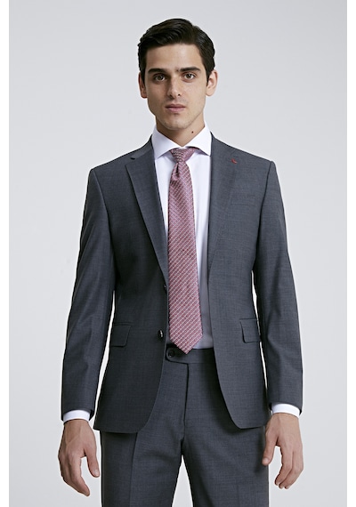 D's Damat Ds Damat Slim Fit Gri Yünlü Travel Takim Elbise 4he05ob35577m Gri