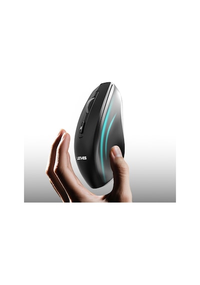Lenyes Ws106 Yapay Zeka Destekli Çift Bluetooth Bağlantılı 2.4g Kablosuz Mouse 1200 Dpı Siyah Ws106