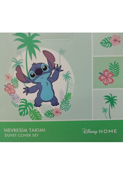 Özdilek Tek Kişilik %100 Pamuk Nevresim Tak. Mint Stitch Summer